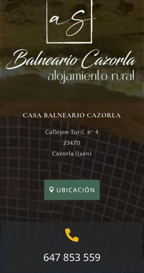 Casa Balneario Cazorla Villa Ngoại thất bức ảnh